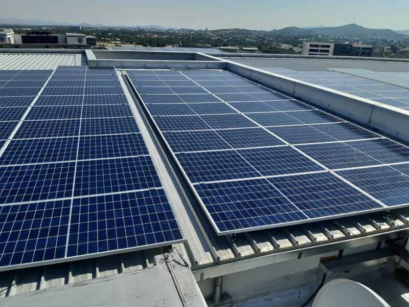 Solar power lights up Windhoek Hospital
