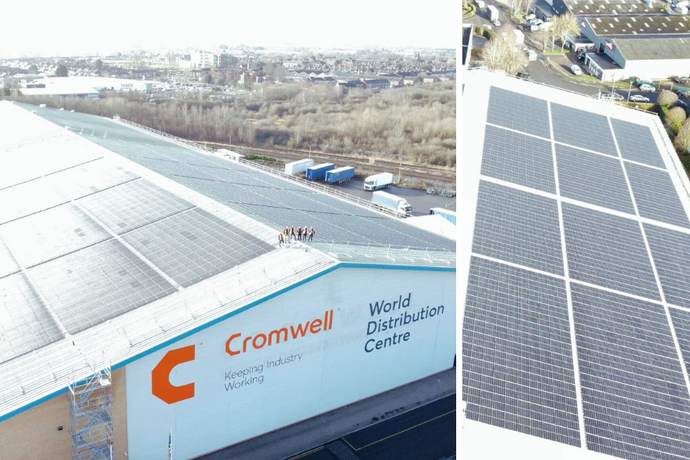 Cromwell UK achieves sustainability milestone with 1MW solar installation